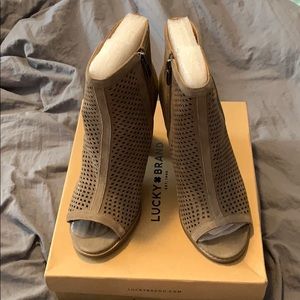 Peep toe Lucky Brand Boots